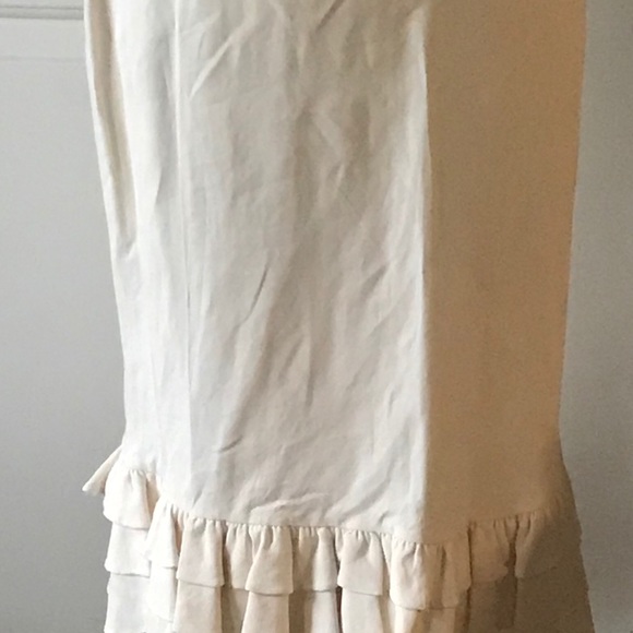 Lauren Ralph Lauren Silk/Linen Ruffle Skirt - Picture 2 of 8